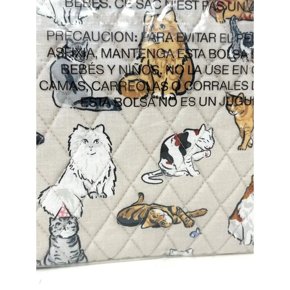 Vera Bradley A Cat’s Life Laptop Pouch Cotton Up To 15 in Laptop Cat Lover Gift